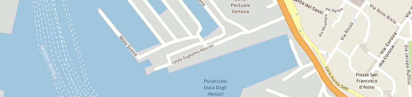 Mappa della impresa ente bacini (spa) a GENOVA