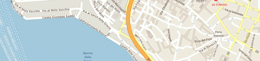 Mappa della impresa trattoria luciano e mimma di danilo job sas a GENOVA