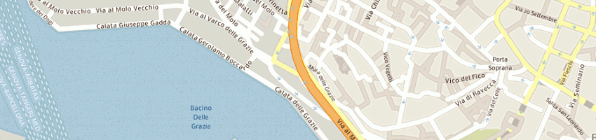Mappa della impresa mercato comunale a GENOVA