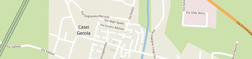 Mappa della impresa soncin benito a CASEI GEROLA