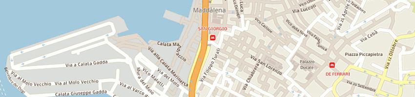 Mappa della impresa eredi di guglielmone guglielmone daniela e c sas a GENOVA