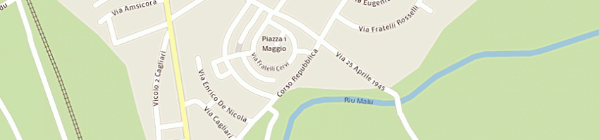 Mappa della impresa carabinieri a SERRAMANNA