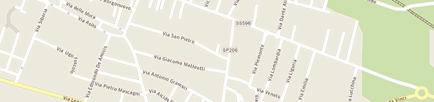 Mappa della impresa centro sociale a BELLA
