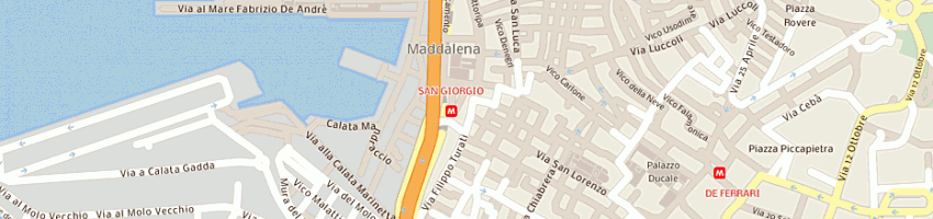 Mappa della impresa in video di elda genovese e c societa' in accomandita semplice a GENOVA