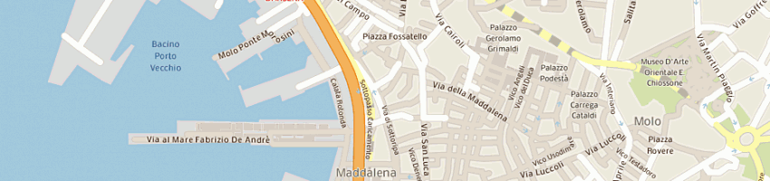 Mappa della impresa kook sas a GENOVA