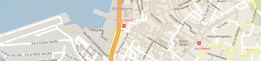 Mappa della impresa clerici spa logistic group a GENOVA