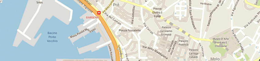 Mappa della impresa metropolis coop arl a GENOVA
