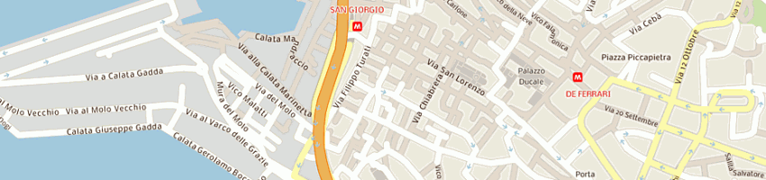 Mappa della impresa sparatore grazia a GENOVA
