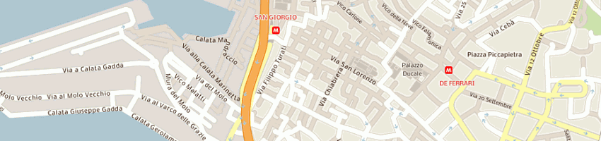Mappa della impresa nacci damiana a GENOVA