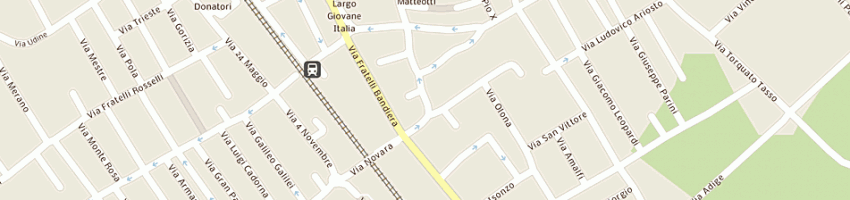 Mappa della impresa fierro giuseppe a CANEGRATE