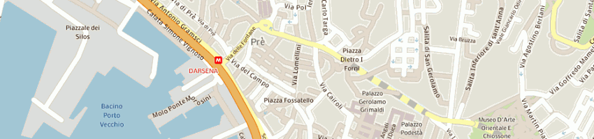 Mappa della impresa cooperativa archeologia scrl a GENOVA