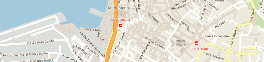 Mappa della impresa chiti alfredo a GENOVA