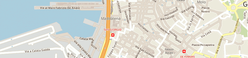 Mappa della impresa fenati a GENOVA