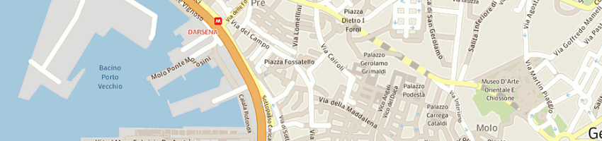Mappa della impresa verrua daniela a GENOVA
