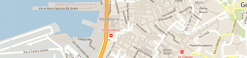 Mappa della impresa de lorenzi carlo a GENOVA