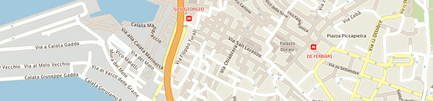 Mappa della impresa sciutto srl a GENOVA