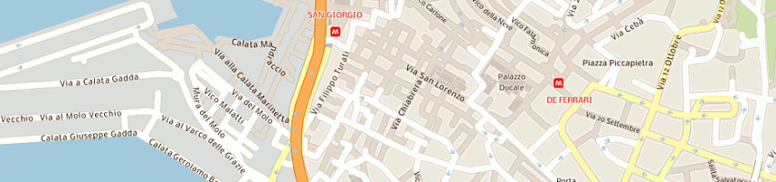 Mappa della impresa sciutto imballaggi snc a GENOVA