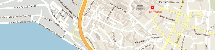 Mappa della impresa trattoria il galeone di pareti giuseppe e c snc a GENOVA