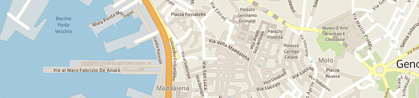 Mappa della impresa donato francesco a GENOVA