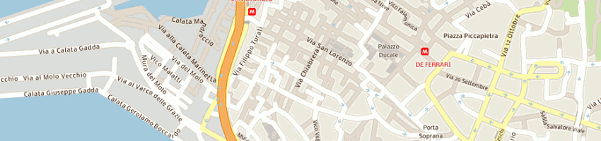 Mappa della impresa almo nature spa a GENOVA