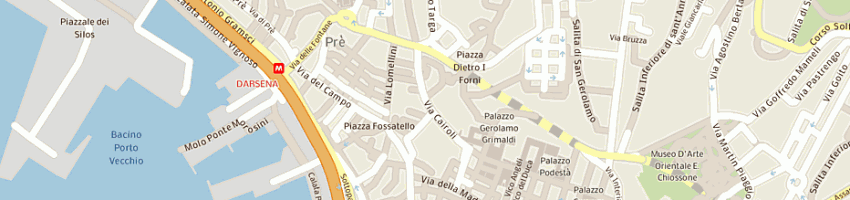 Mappa della impresa soc coop di mutuo ristoro a GENOVA