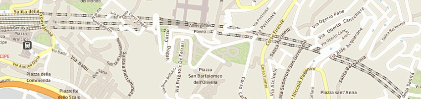 Mappa della impresa beretta ing u e m fratelli a GENOVA