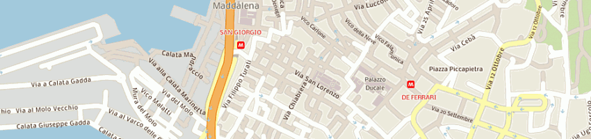 Mappa della impresa maggiore e maggiore snc di maggiore giuseppe e c a GENOVA