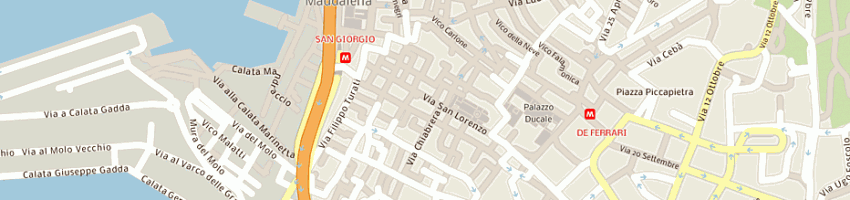 Mappa della impresa tullii sante a GENOVA