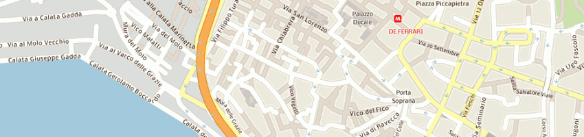 Mappa della impresa galleria san bernardo snc a GENOVA
