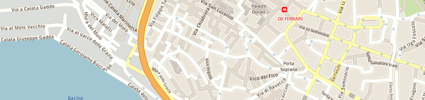 Mappa della impresa panificio zangaro snc di zangaro giovanni e messori maria anna a GENOVA