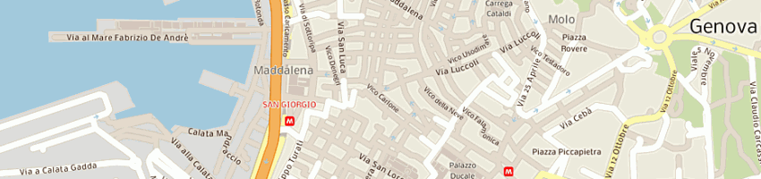 Mappa della impresa audio e video di lippi arrigo a GENOVA