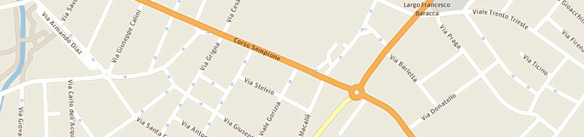 Mappa della impresa bar castoldi srl a LEGNANO