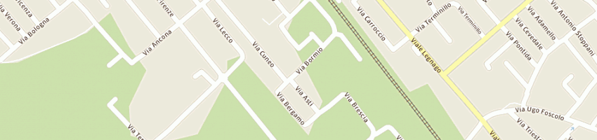 Mappa della impresa dalla villa pasquino a CANEGRATE