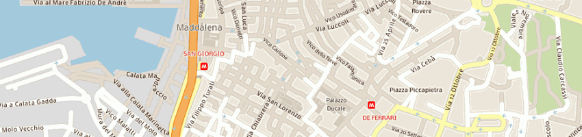 Mappa della impresa cioni's di cioni luca e c sas a GENOVA