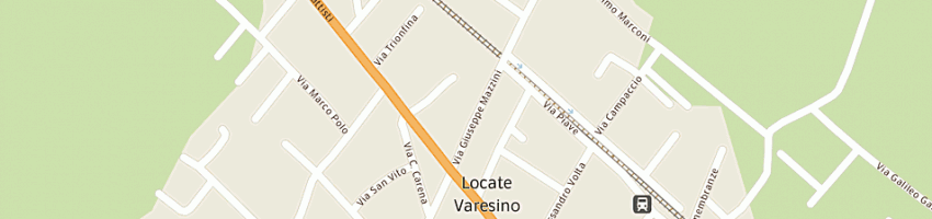 Mappa della impresa line label sas a LOCATE VARESINO
