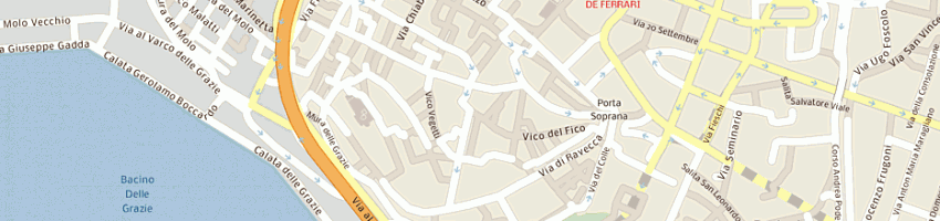 Mappa della impresa xanadu srl a GENOVA