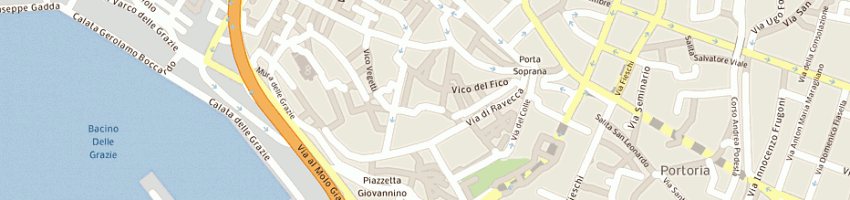 Mappa della impresa fondazione luzzati - teatro della tosse - onlus a GENOVA