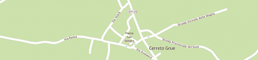 Mappa della impresa de vecchi giovanni a CERRETO GRUE