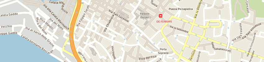 Mappa della impresa studio di architettura morando e pinasco a GENOVA