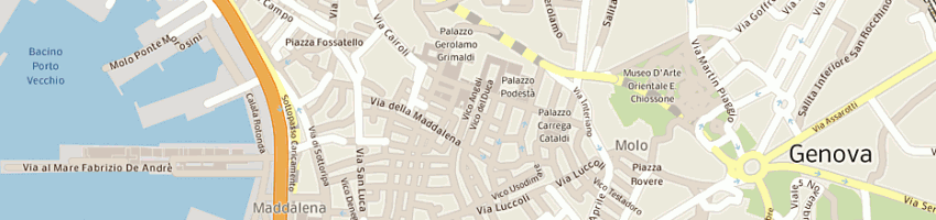 Mappa della impresa fiumano' domenico a GENOVA