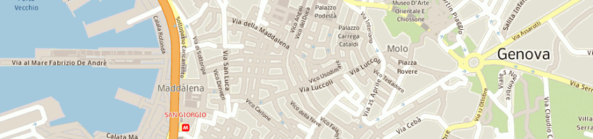 Mappa della impresa robin sas di soliani valentina a GENOVA