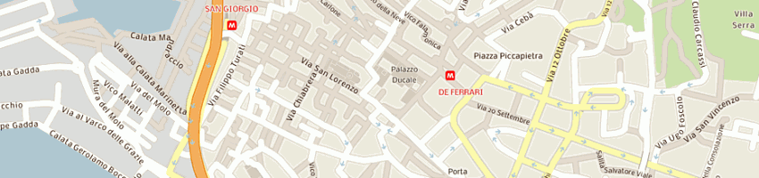 Mappa della impresa fondazione colombo a GENOVA