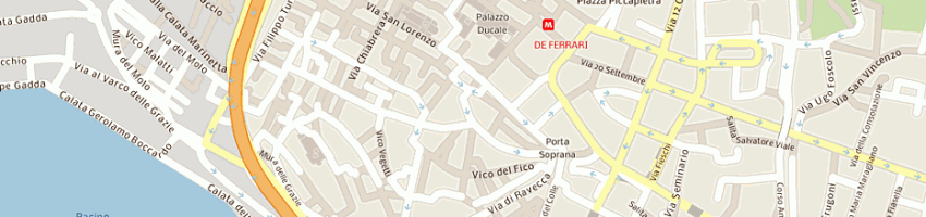 Mappa della impresa cafe' latino sas a GENOVA