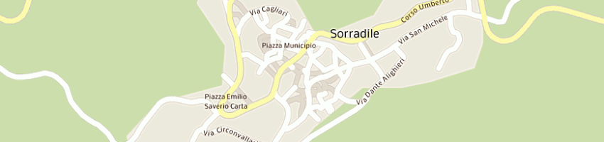 Mappa della impresa de pani gianfranco a SORRADILE