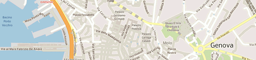 Mappa della impresa eden snc di pedroni antonello e c a LA MADDALENA