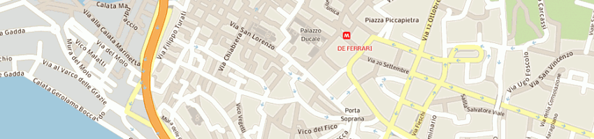 Mappa della impresa open informatica srl a GENOVA