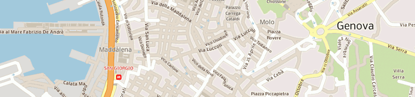 Mappa della impresa full marketing srl a GENOVA