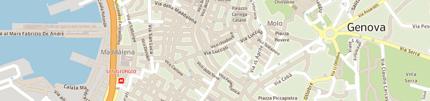 Mappa della impresa scanu francesco a GENOVA