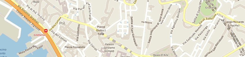Mappa della impresa roncan enrico a GENOVA