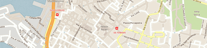 Mappa della impresa giardini bianchi di filippo bianchi a GENOVA